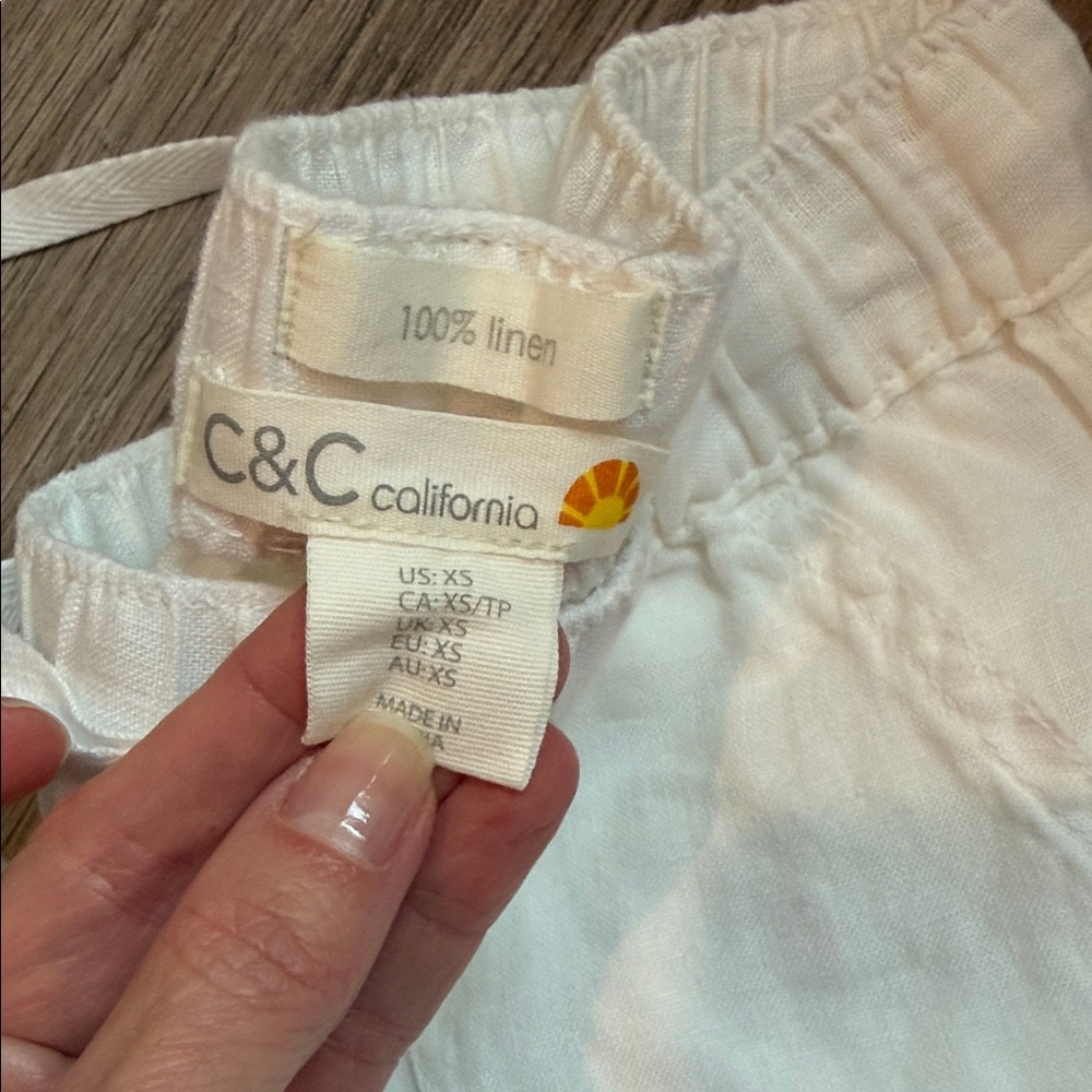 C&C California White Pants - Picture 4 of 4
